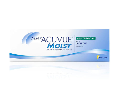 Acuvue 1 Day Moist Multifocal Contact Lens with Lacreon - Pack of 30