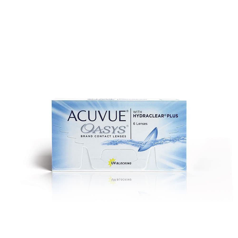 ACUVUE - Oasys with Hydraclear Plus - Two Week Reusable Contact Lenses Pack of 6 lenses
