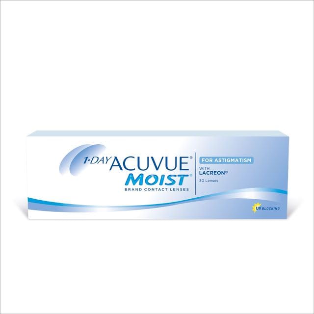 Acuvue 1 Day Moist for Astigmatism Contact Lens - Pack of 30