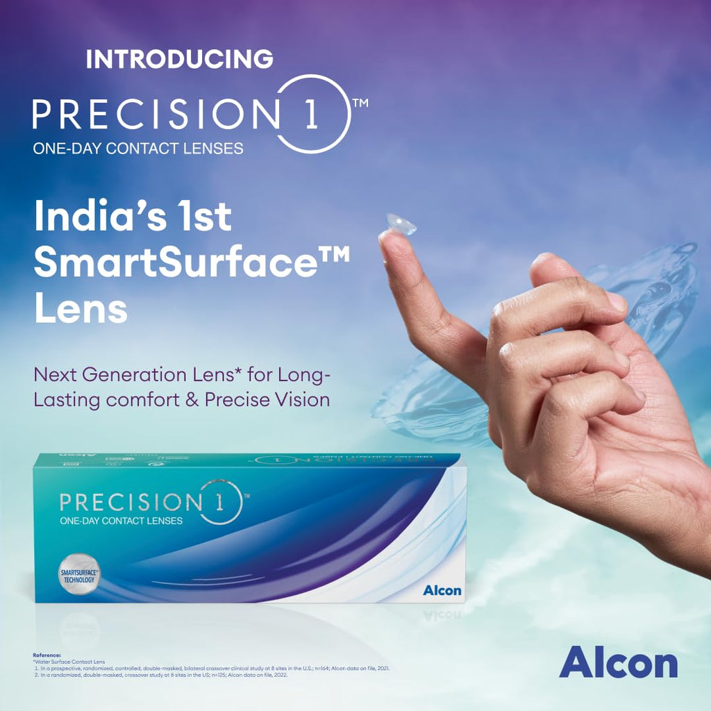 Alcon Precision1 One-Day Contact Lenses  - Pack of 30