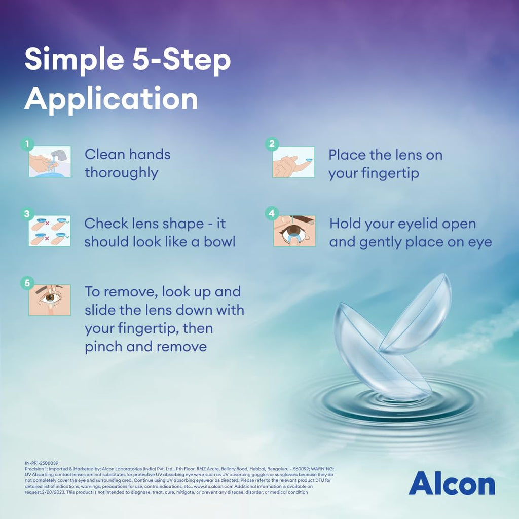 Alcon Precision1 One-Day Contact Lenses  - Pack of 30