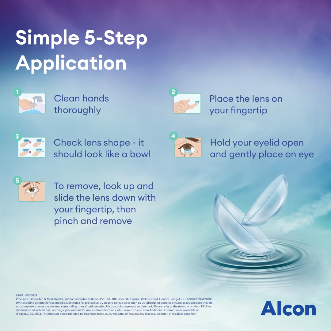 Alcon Precision1 One-Day Contact Lenses  - Pack of 30