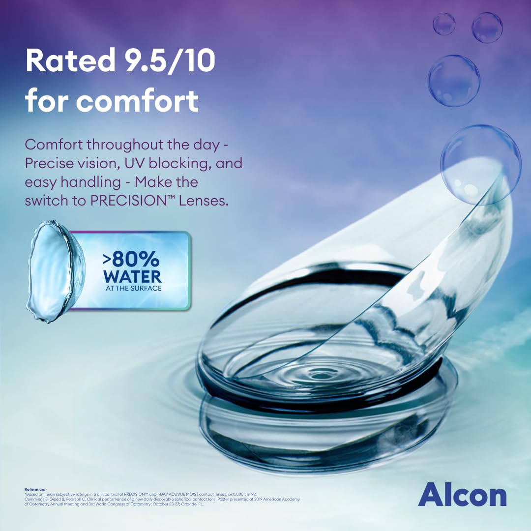 Alcon Precision1 One-Day Contact Lenses  - Pack of 30