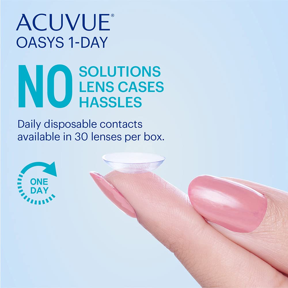 ACUVUE - Oasys 1-Day Daily Disposable Contact Lenses - Pack of 30