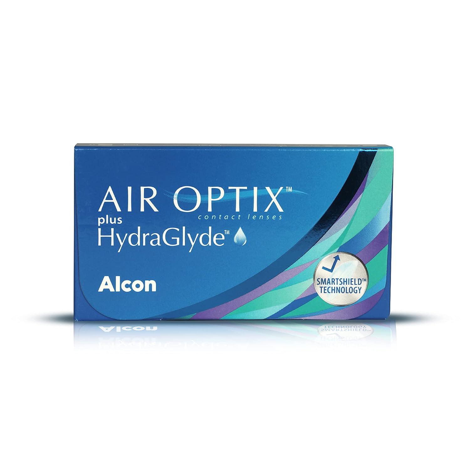 ALCON Air Optix Plus Hydraglyde - Monthly reusable contact lenses- Pack of 3